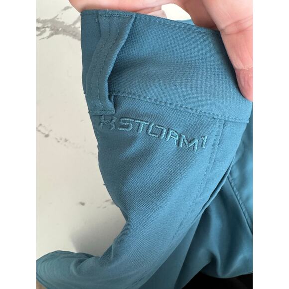 Under Armour Women's Shorts Heat Gear‎ Size 2 Blue Golf - Picture 5 of 9